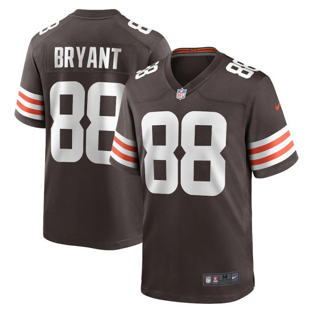 mens nike harrison bryant brown cleveland browns game jersey